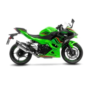 Escapamento Slip-On de Aço Inoxidável LV-14R - KAWASAKI NINJA 400 ABS ('24-'25) / Z 500 ABS ('24-'25) - Leo Vince