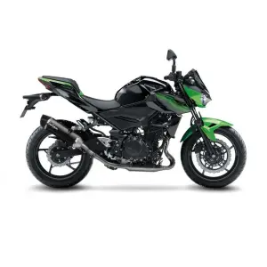 Escapamento Slip-On de Carbono LV One Evo - KAWASAKI NINJA 500 ABS ('24-'25) / Z 500 SE ABS ('24-'25) - Leo Vince