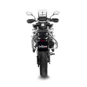 Escapamento Slip-on LV One Evo Edição Preta - CF MOTO MT 800 ABS Explore ('24-'25) / KTM ADVENTURE 790 ('19-'23) - Leo Vince