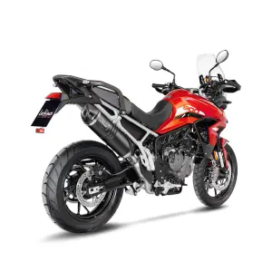 Escapamento Slip-on LV One Evo Edição Preta - TRIUMPH TIGER 850 ABS Sport ('22-'24) / TIGER 900 ABS ('20-'21) - Leo Vince