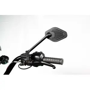Espelho ajustável com braço curto (12 cm) Edição Preta - Preto - 06401862