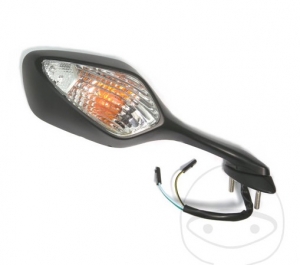 Espelho direito preto - Honda CBR 1000 RA Fireblade ABS / CBR 1000 RR Fireblade / CBR 1000 RRS Fireblade Edition - JM