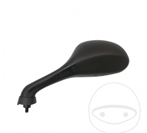 Espelho esquerdo preto M8 mm - Gilera Runner 125 / Runner 200 / Runner 50 / Storm 50 / Piaggio NRG 50 / TPH 50 - JM