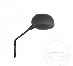 Espelho esquerdo preto M8 mm - Peugeot Squab 50 / TKR 50 / TKR 50 12 polegadas / Trekker 50 Off Road / Sachs Squab 50 - JM