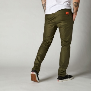 Essex Stretch Slim Freizeithose [Verde armata]: Größe - 32
