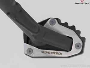 Estensione base cavalletto laterale - alluminio/inox - colore: nero/argento - modelli Ducati - SW-Motech