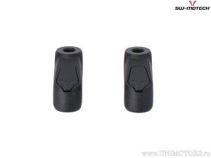 Estensione specchio 40mm set - alluminio - colore: nero - per specchio carenatura - Yamaha / KTM / Ducati - SW-Motech
