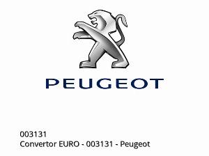 Euro átalakító - 003131 - Peugeot