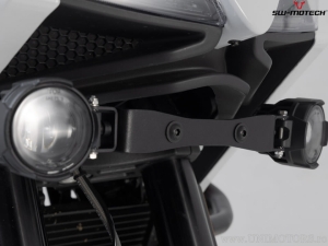 EVO High Beam Headlight Set with Mounting Brackets - color: black - Moto Morini X-Cape 650 ('21-) - SW-Motech