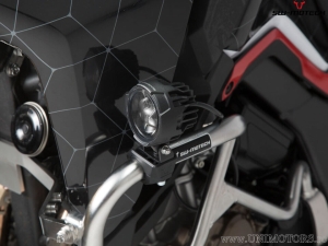 EVO high beam light with clamp mounting set - colour: black - for crashbar 22/25.4/26/27/28 mm - SW-Motech