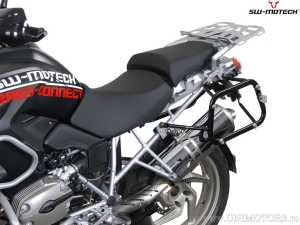 EVO Side Case Carrier Set, black - BMW R1200GS ('04-'12) / Adv ('06-'13) - SW-Motech