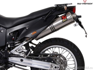 EVO Side Case Carrier Set black color - KTM LC8 950 / 990 Adventure - SW-Motech