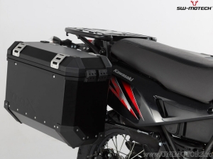 EVO Side Case Carrier Set Black - Kawasaki KLR650 ('08-'18) - SW-Motech