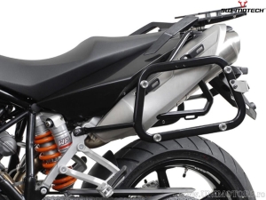 EVO Side Case Carrier Set Black - KTM 990 SM / SM-T / SM-R / 950 SM - SW-Motech