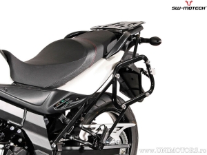 EVO Side Case Carrier Set black - Suzuki DL 650 ('11-'16) - SW-Motech