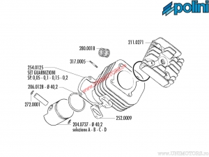 Evolution Exhaust Gasket (252.0009) - Polini