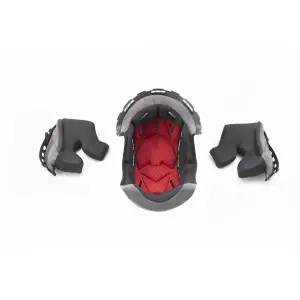 Evoluzione Helm-Innenfutter - Grau, Rot - Erwachsene - 2XL - 01343832