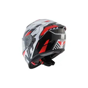 Evoluzione PR Helm - Rot, Weiß, Schwarz - Erwachsener - S - 010118266