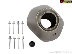 Exhaust Cap - model: EC187 - material: titanium - Akrapovič