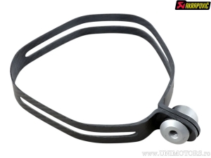 Exhaust pipe clamp - model: CZ11 - material: carbon fiber - Akrapovič