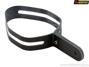 Exhaust pipe clamp - model: CZ29 - material: carbon fiber - Akrapovič