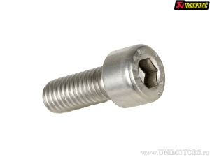 Exhaust pipe mounting screw - model: FB 164 - material: stainless steel - Akrapovič