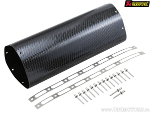 Exhaust Pipe Sleeve Replacement Kit - Model: TT18 - Material: Carbon Fiber - Akrapovič