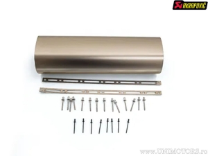 Exhaust Pipe Sleeve Replacement Kit - Type: RT40 - Material: Titanium - Akrapovič