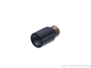 Extensión de intermitente micro con rosca M6 de 10 mm en color negro - Kellermann