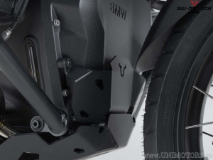 Extensión de protector de motor - material: aluminio - color: negro - BMW R 1300 GS ('23-) - SW-Motech