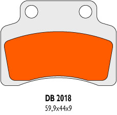 Fékbetétek (sinterizált) - ATU Explorer Candy 50 / Generic XOR 50 Stroke /Seiran Zero One 50 2T - Delta Braking