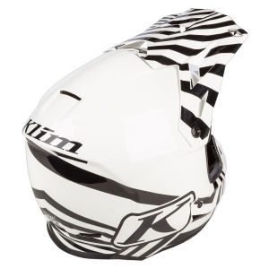 F3 Carbon Off-Road Helmet Illusion Black - White: Mărime - L