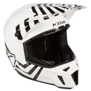 F3 Carbon Off-Road Helmet Illusion Black - White: Mărime - L