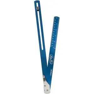 Faltbare Sag-Skala II - Blau, anodisiert - 38060059