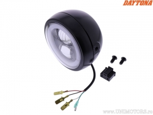 Far LED 120mm culoare neagra cu doua puncte de fixare laterale - Daytona