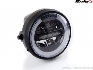 Far Lumen LED 175x160,4mm - color negro con montaje lateral - Puig