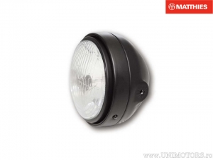 Faro H4 carcasa negra mate diámetro exterior D: 165mm - JM