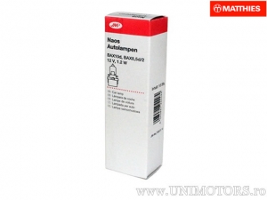 Fekete talpú T5 B8.5D JMP Naos 12V 1.2W szett 10db - JM
