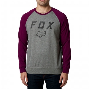 Felpa casual Legacy Crew senza cappuccio [Grigio]: Taglia - XL