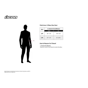 Field Armor 3™ Elbows - Black - Adult - L/XL - 27060208