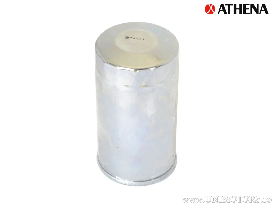 Filtru de ulei Athena, crom, Harley Davidson FXD 96-98 / FXDC 92 / FXDL 93-98 / FXDS 96-98 / FXDWG 93-98 / 63813-90 / HF173C - A