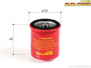 Filtru ulei Red Chilli (diametru 52mm / inaltime 65mm) - Aprilia Atlantic 125 H2O 4T E2 ('03-'06) - Malossi