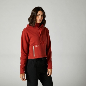 FLEECE COM ZÍPER DWR CALIBRADO [RD CLY]: Tamanho - M