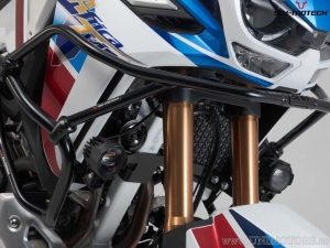 Fog light bracket set - steel - color: black - Honda CRF1100L/Adv. Sp. ('19-) without SBL - SW-Motech