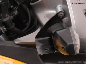 Fog Light Mount Set - color: black - Honda XL700V Transalp ('07-) - SW-Motech