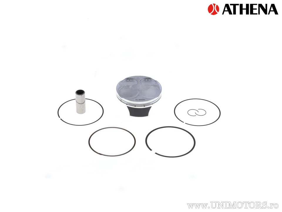 Forged Race HC Piston - (76.97mm) - Kawasaki KX 250 F ('17-'19) - Athena