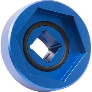 Fork Cap Socket 39 mm - Blue, Anodized - 38050319