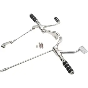 Forward Control Kit - Black, Chrome, Polished - Standard - 16220486