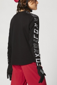 FOX gyermek MTB póló - YTH RANGER DR LS JRSY [BLK]: Méret - YS