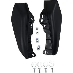 Frame Mounted Heat Deflectors - Black - 05040322